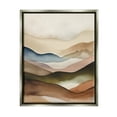 thumbnail image 1 of Stupell Industries Abstract Mountain Range Landscape Painting Gray Floater Framed Canvas Art Print Wall Art, 17 x 21, 1 of 10