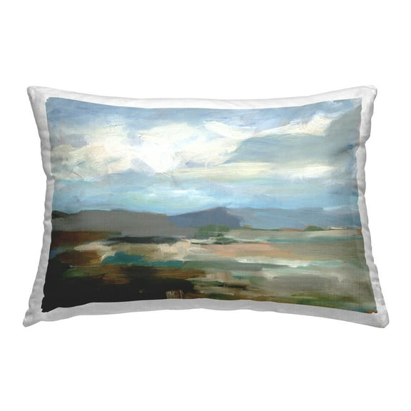 Stupell Industries Abstract Mountain Scenery Decorative Printed Throw Pillow Design by Ethan Harper