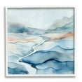 thumbnail image 1 of Stupell Industries Abstract Mountain Stream Landscape Painting White Framed Art Print Wall Art, 12 x 12, 1 of 9