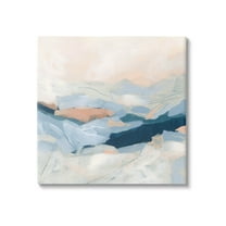 Stupell Industries Abstract Mountain Sunset Scene Painting Gallery Wrapped Canvas Print Wall Art, Design by June Erica Vess