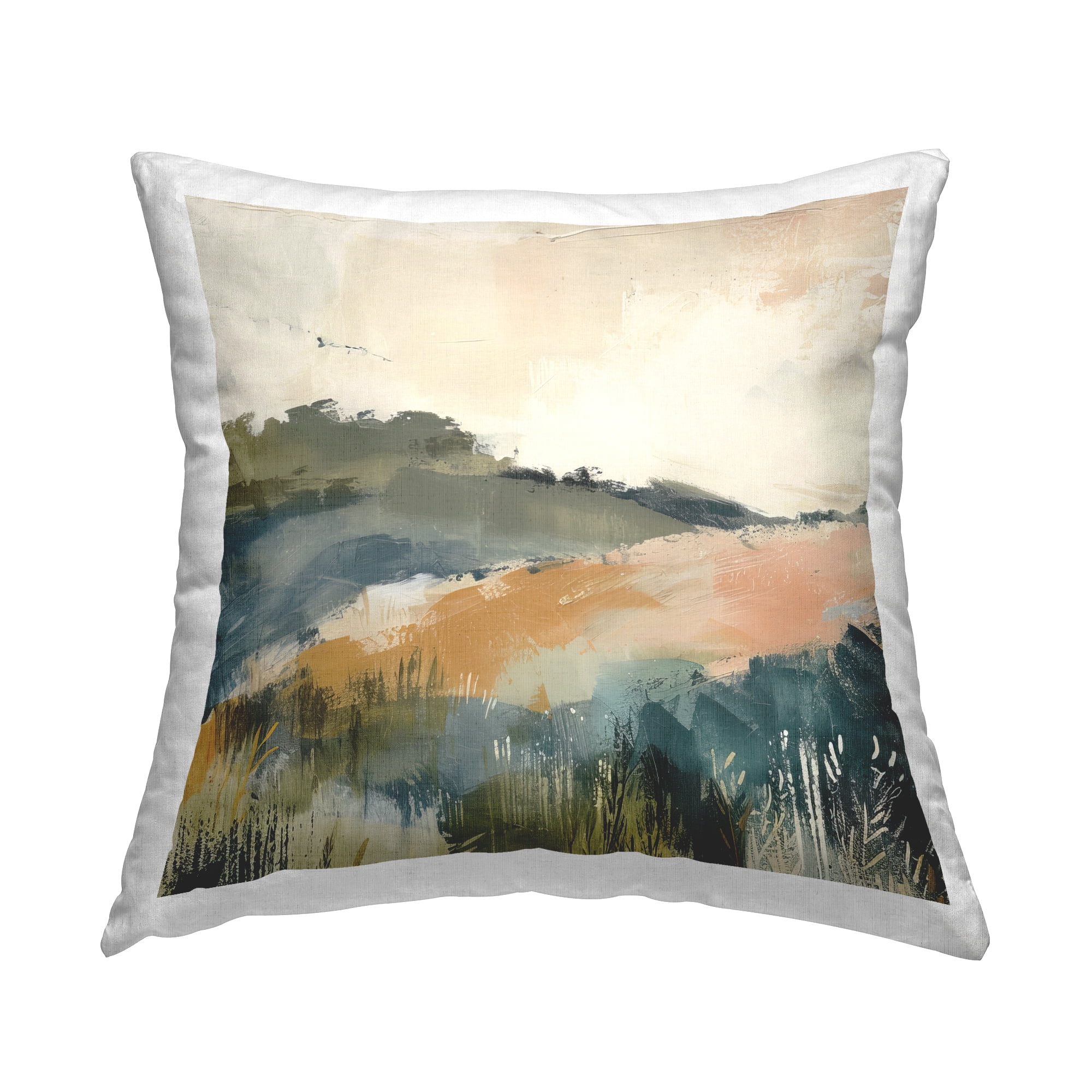 Stupell Industries Abstract Nature Hills Decorative Printed Throw Pillow Design by Irena Orlov.