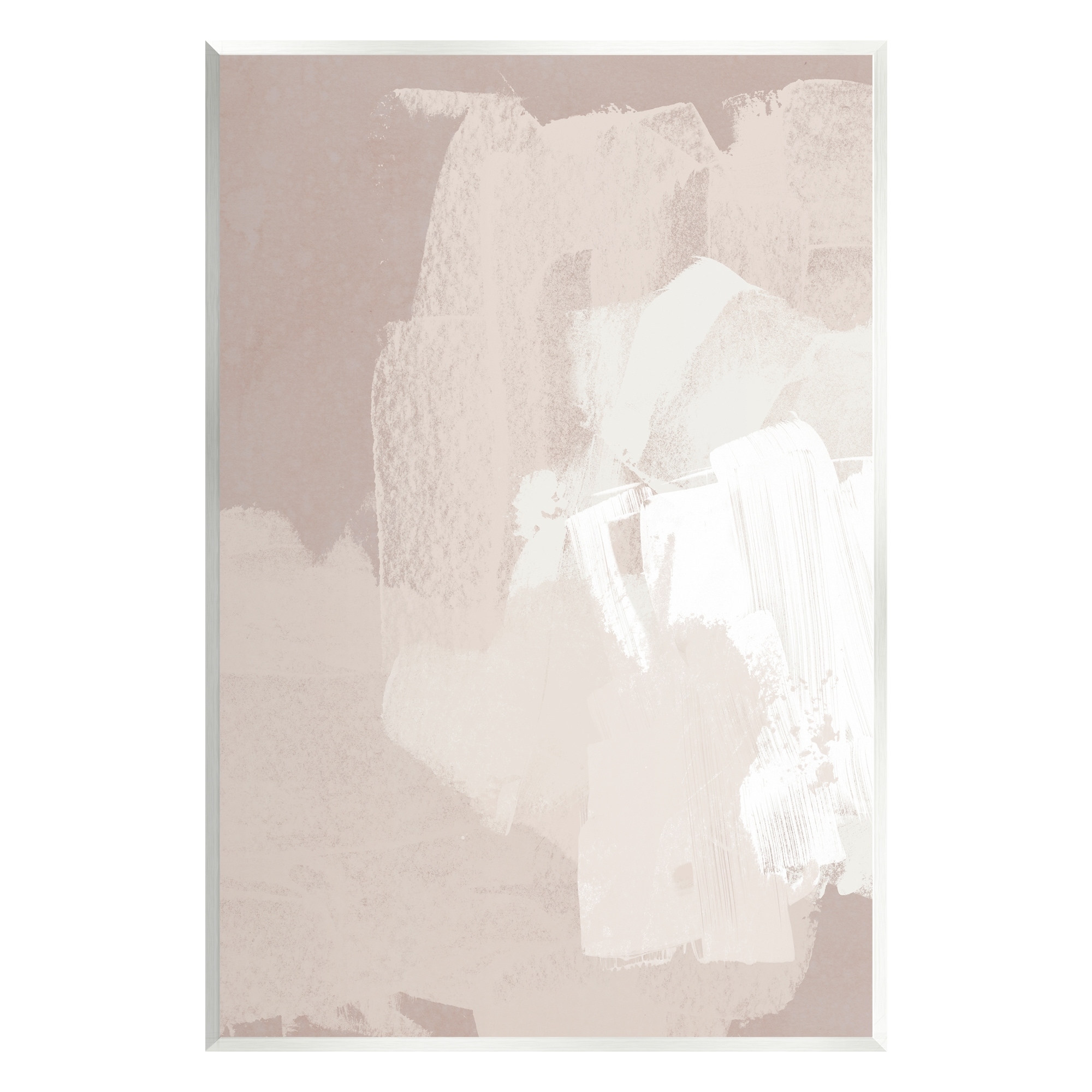 Stupell Industries Abstract Neutral Tones Beige Boho Brush Strokes Painting Unframed Art Print Wall Art, Design by June Erica Vess