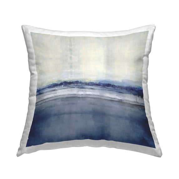Stupell Industries Abstract Ocean Atmosphere Printed Throw Pillow Design by Rachel Springer