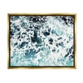 thumbnail image 1 of Stupell Industries Abstract Ocean Foam Pattern Nature Painting Gold Floater Framed Art Print Wall Art, 21 x 17, 1 of 9