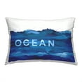 thumbnail image 1 of Stupell Industries Abstract Ocean Phrase Decorative Printed Throw Pillow, 14 x 20, 1 of 5