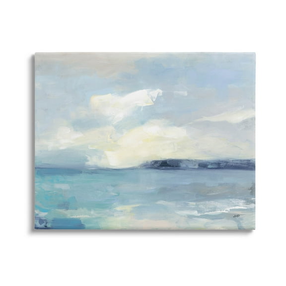 Stupell Industries Abstract Ocean View Landscape Painting Gallery Wrapped Canvas Print Wall Art, Design by Julia Purinton