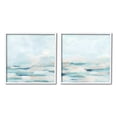 thumbnail image 1 of Stupell Industries Abstract Ocean Waves Scenic Landscape Cloudy Sky Painting White Framed Art Print Wall Art, Set of 2, Design by June Erica Vess, 1 of 7