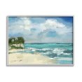 thumbnail image 1 of Stupell Industries Abstract Ocean Waves Sky Graphic Art Gray Framed Art Print Wall Art, Design by Tina Finn, 1 of 8