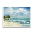 thumbnail image 1 of Stupell Industries Abstract Ocean Waves Sky Graphic Art White Framed Art Print Wall Art, Design by Tina Finn, 1 of 7