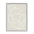 thumbnail image 1 of Stupell Industries Abstract Outline Composition Abstract Painting Gray Framed Art Print Wall Art, 11 x 14, 1 of 8