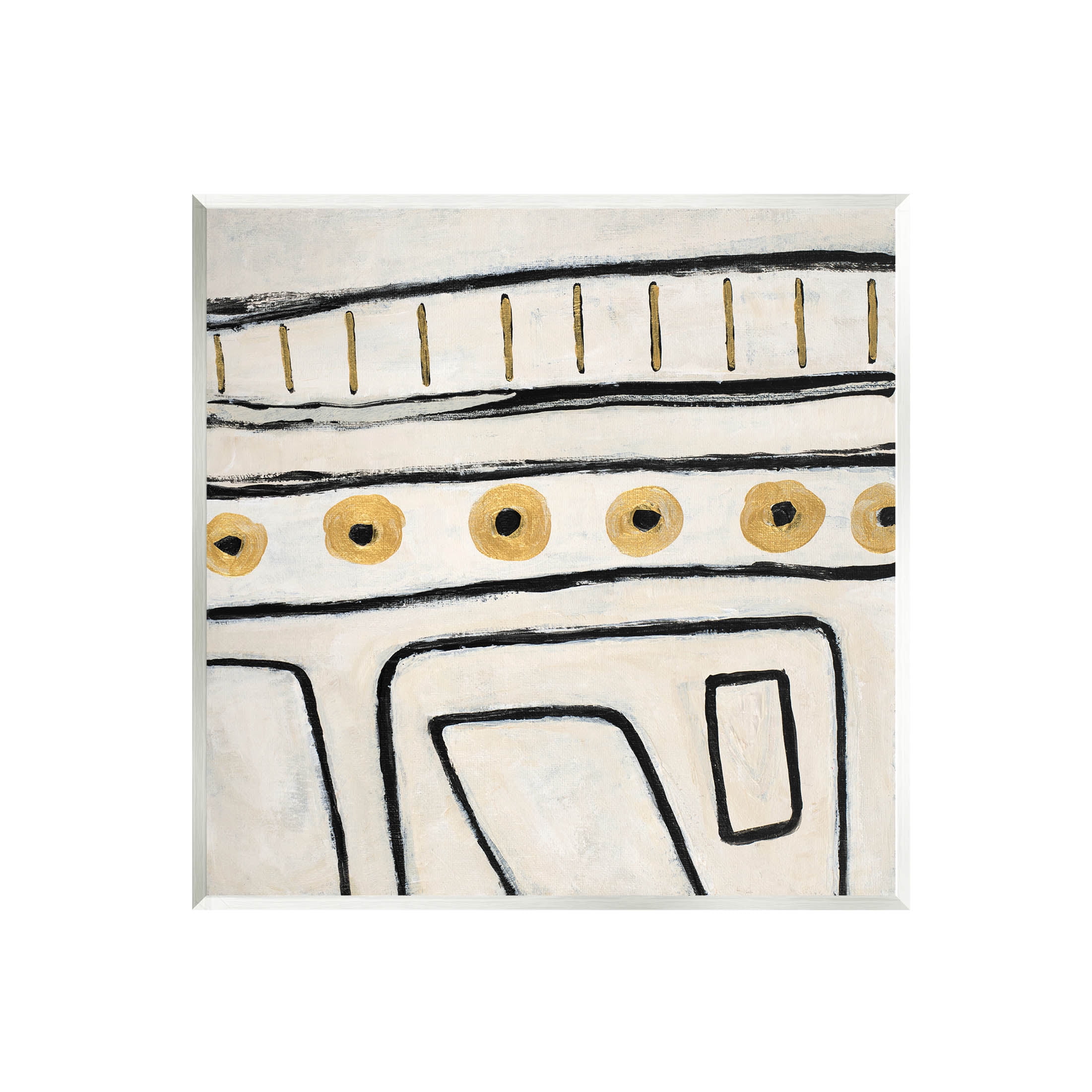 Stupell Industries Abstract Outline Shapes Pattern Painting Unframed Art Print Wall Art, Design by Lanie Loreth