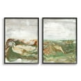 thumbnail image 1 of Stupell Industries Abstract Paint Fluid Green Brown Design Framed Wall Art by Lila Bramma, 1 of 1