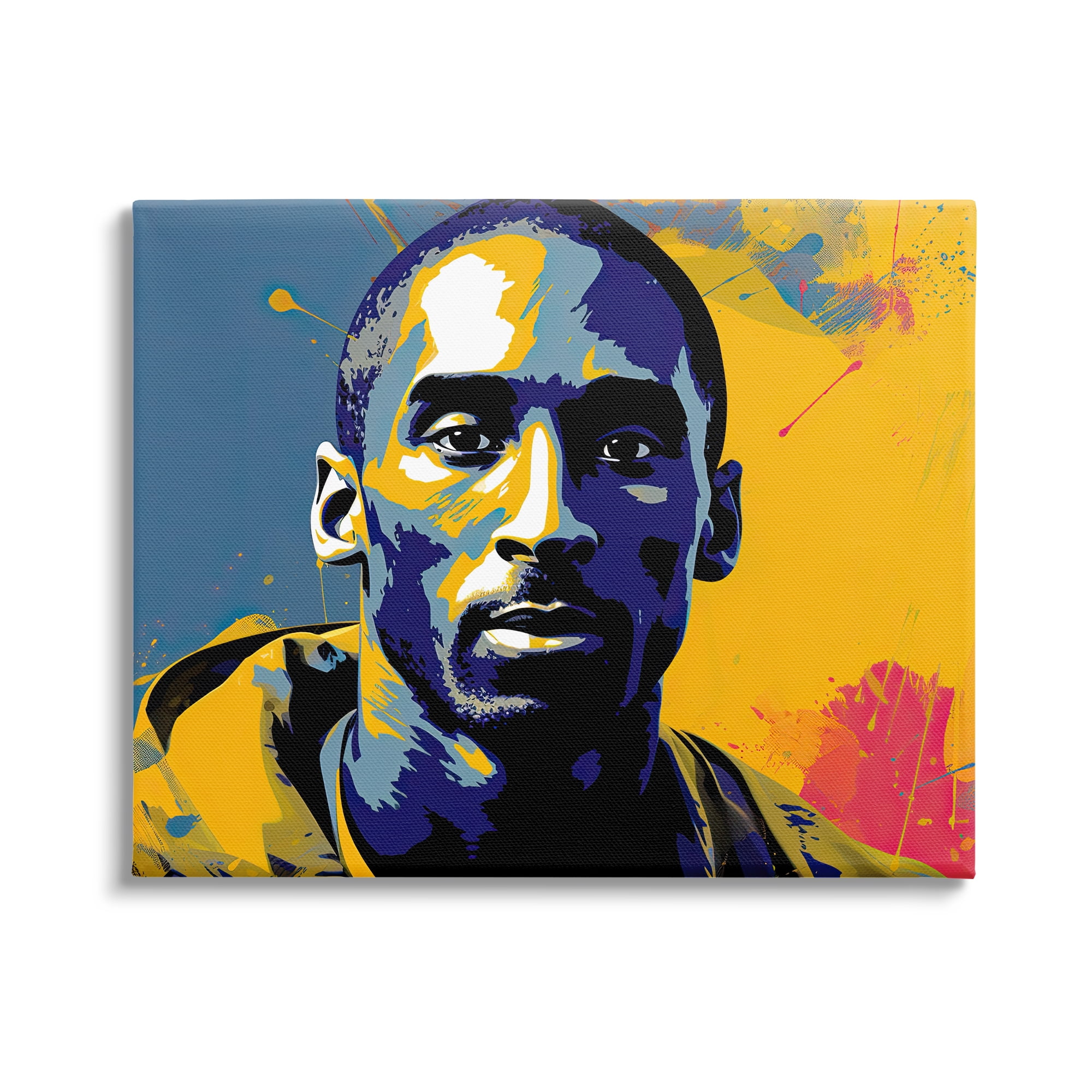 Stupell Industries Abstract Paint Pop Kobe Abstract Painting Gallery Wrapped Canvas Art Print Wall Art, 40 x 30