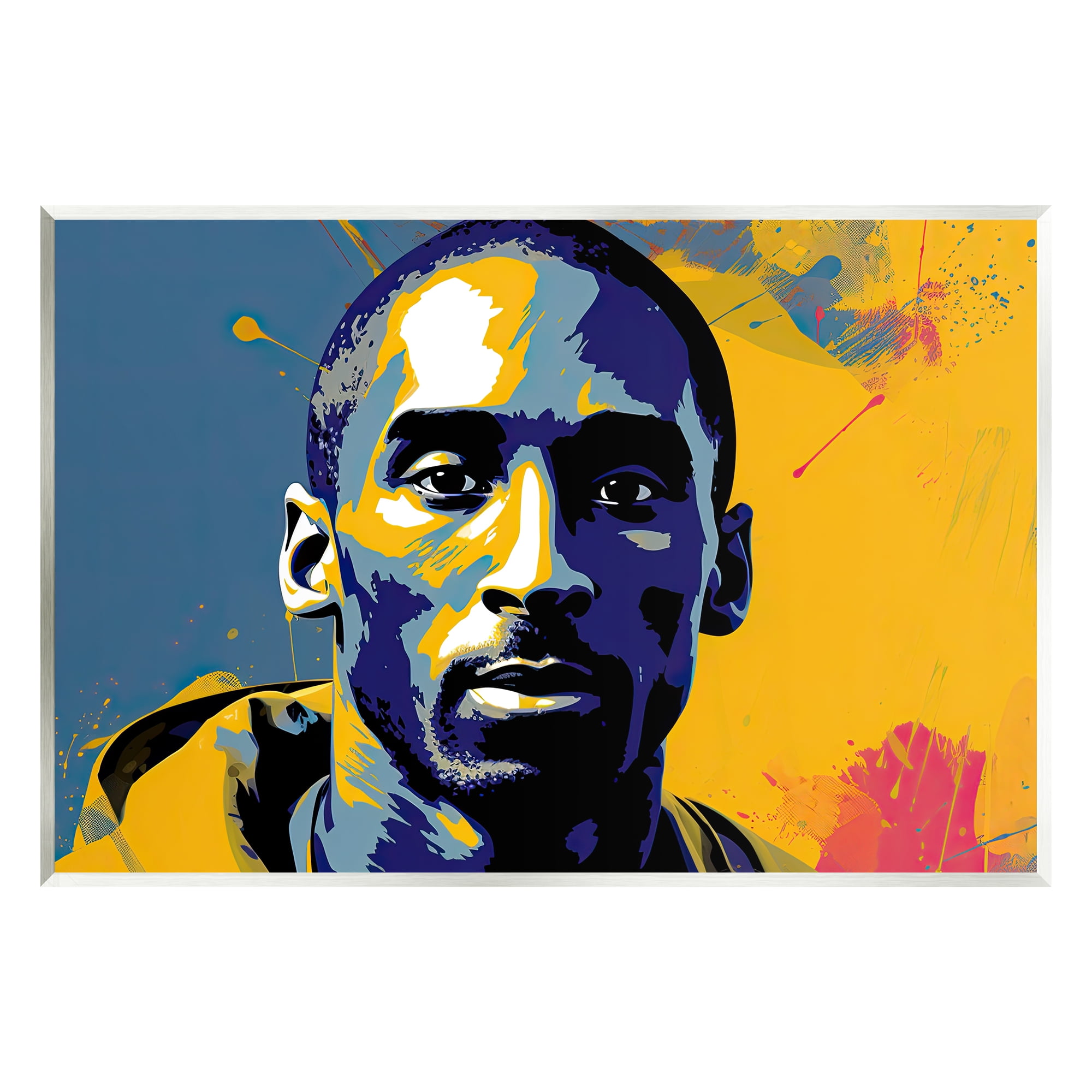 Stupell Industries Abstract Paint Pop Kobe Abstract Painting Unframed Art Print Wall Art, 19 x 13