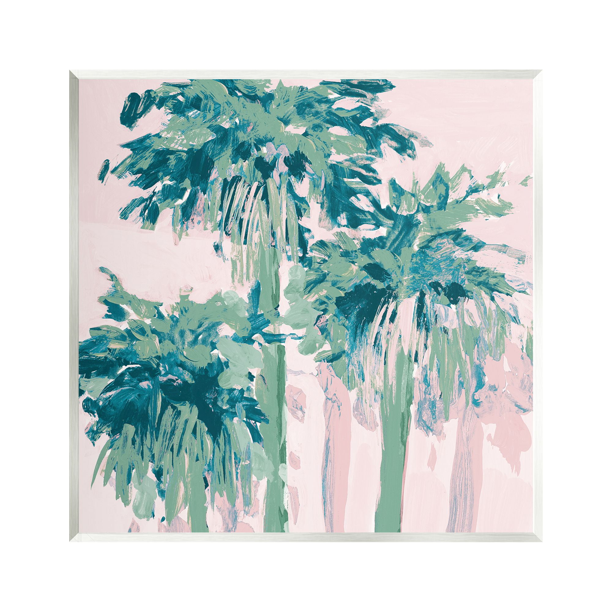 Stupell Industries Abstract Palms Trees Botanical & Floral Painting Unframed Art Print Wall Art, 12 x 12