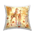 thumbnail image 1 of Stupell Industries Abstract Patterned Giraffe Decorative Printed Throw Pillow, 18 x 18, 1 of 5