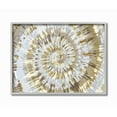 thumbnail image 1 of Stupell Industries Abstract Patterned Tie Dye Spiral Brown Beige Design Framed Wall Art Design by Molly Kearns, 16" x 20", Gray Framed, 1 of 1