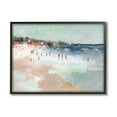 thumbnail image 1 of Stupell Industries Abstract People on Shore Landscape Painting Black Framed Art Print Wall Art, 20 x 16, 1 of 9