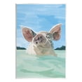 thumbnail image 1 of Stupell Industries Abstract Pig Swimming Animal Animals & Insects Painting Unframed Art Print Wall Art, 1 of 6