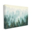 thumbnail image 1 of Stupell Industries Abstract Pine Forest Landscape with Mist Green Painting Canvas Wall Art Design by Julia Purinton, 36" x 48", 1 of 6