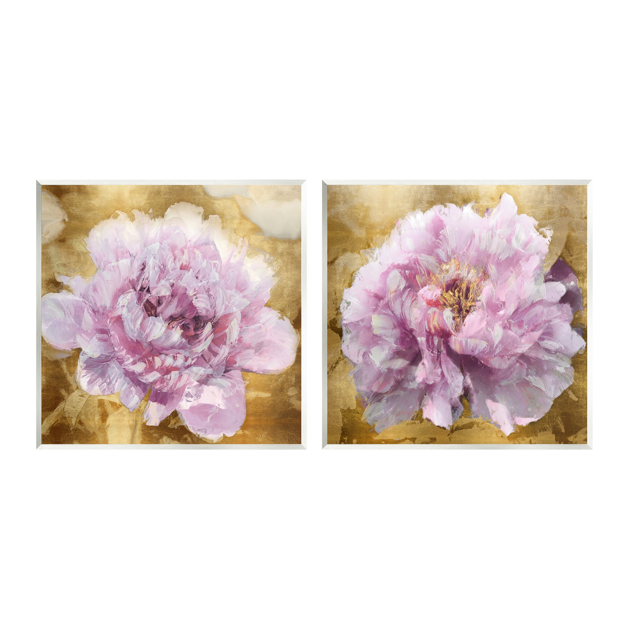 Stupell Industries Abstract Pink Flower Buds Botanical & Floral Painting Unframed Art Print Wall Art, 12 x 12