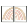 thumbnail image 1 of Stupell Industries Abstract Pink Neutral Kid's Rainbow Arches Striped Patterns, 16 x 20, Design by Daphne Polselli, 1 of 5