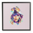 thumbnail image 1 of Stupell Industries Abstract Pop Star Abstract Painting Black Framed Art Print Wall Art, 17 x 17, 1 of 9