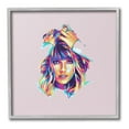 thumbnail image 1 of Stupell Industries Abstract Pop Star Abstract Painting Gray Framed Art Print Wall Art, 24 x 24, 1 of 9