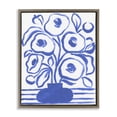 thumbnail image 1 of Stupell Industries Abstract Poppy Vase Botanical & Floral Painting Brown Floater Framed Art Print Wall Art, 17 x 21, 1 of 10