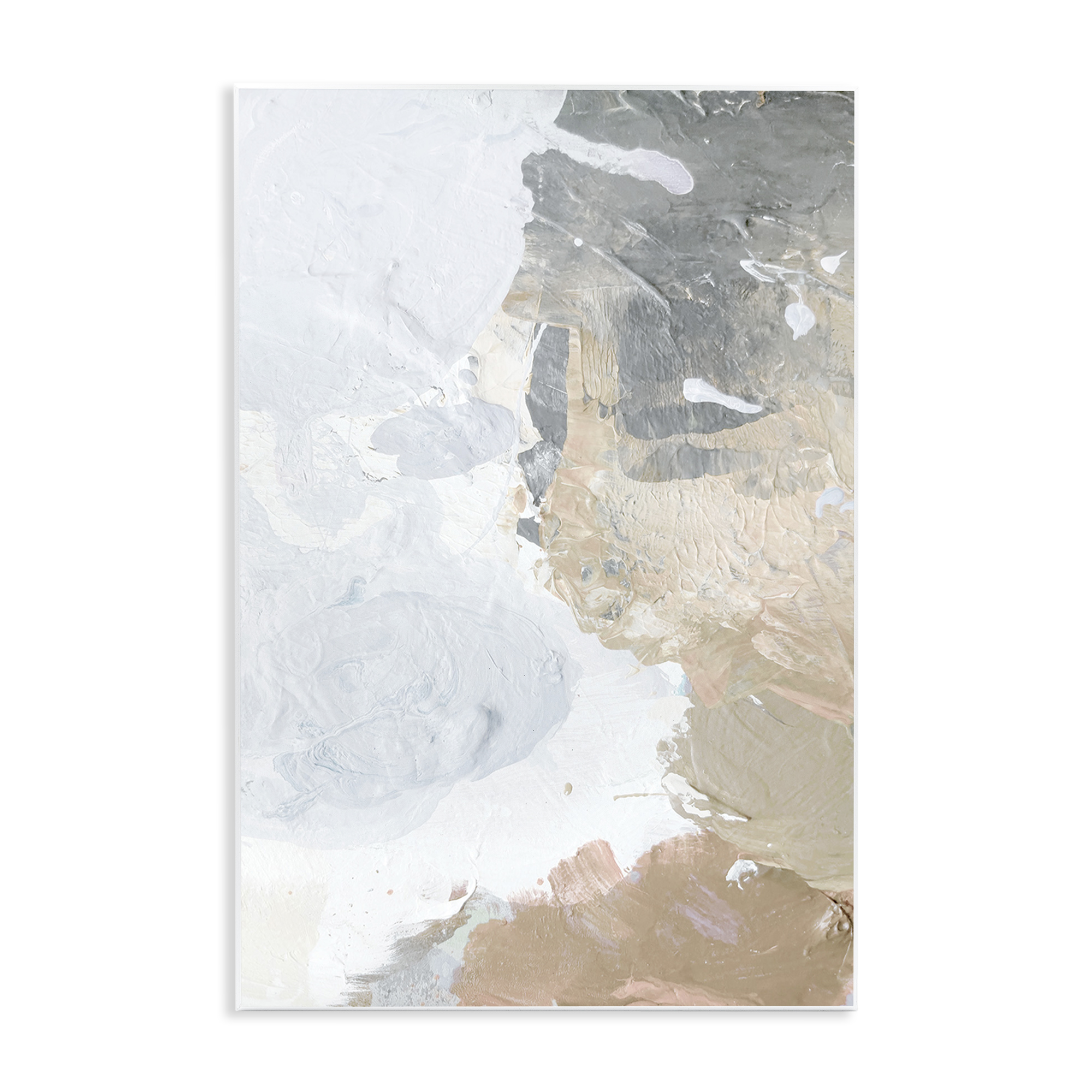Stupell Industries Abstract Portrait Illusion Abstract Painting Unframed Art Print Wall Art, 10 x 15