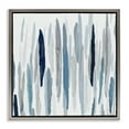 thumbnail image 1 of Stupell Industries Abstract Rain Pattern Strokes Abstract Painting Gray Floater Framed Canvas Art Print Wall Art, 18 x 18, 1 of 9