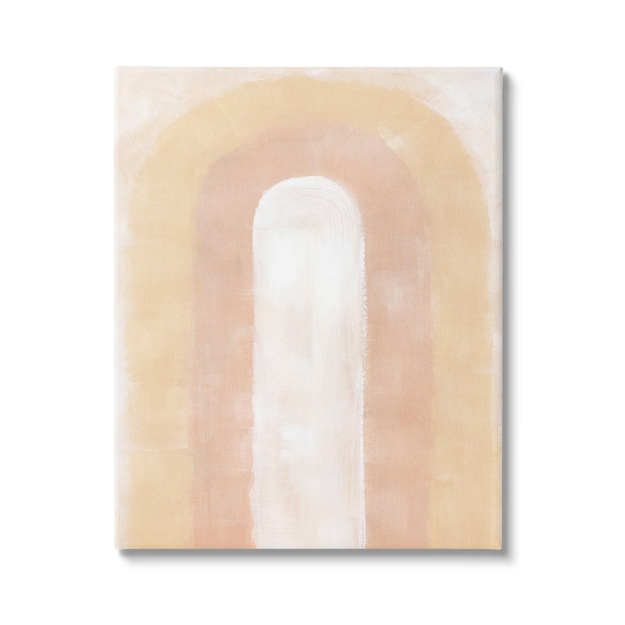 Stupell Industries Abstract Rainbow Arch Abstract Painting Gallery Wrapped Canvas Art Print Wall Art, 36 x 48