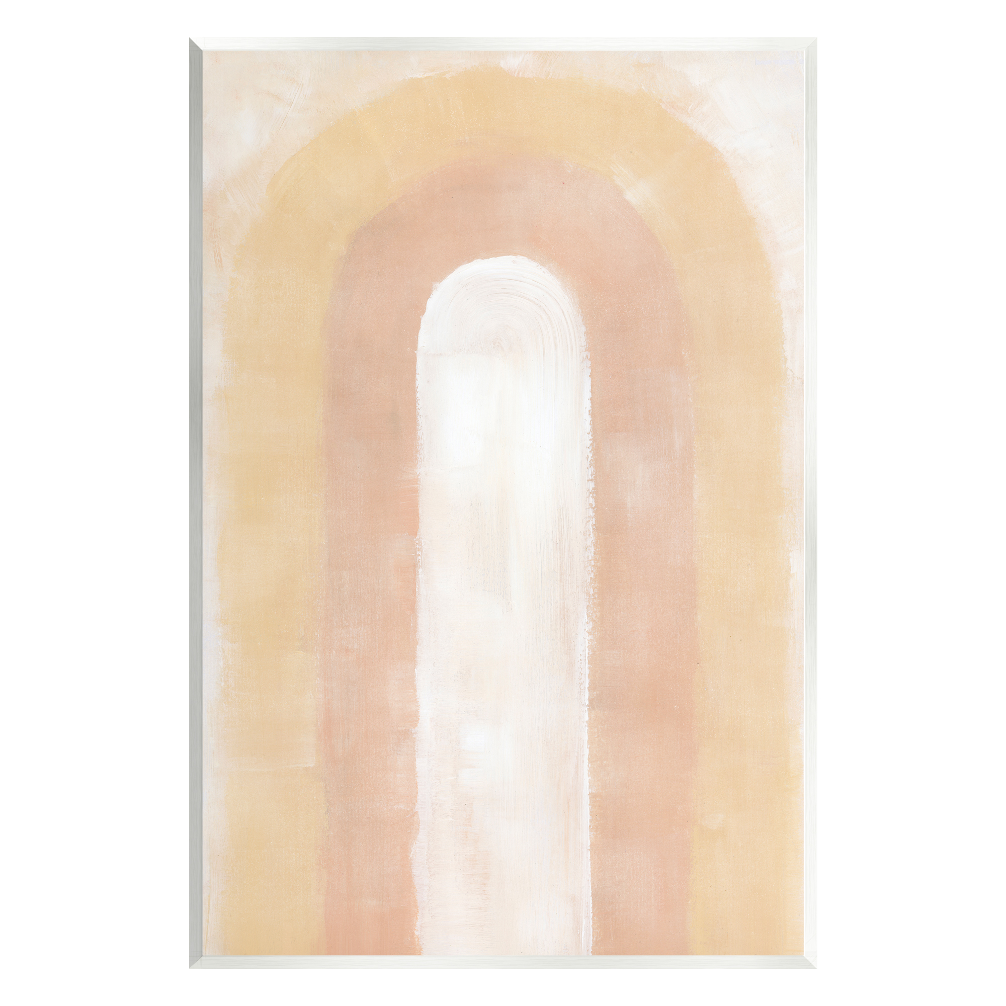 Stupell Industries Abstract Rainbow Arch Abstract Painting Unframed Art Print Wall Art, 13 x 19