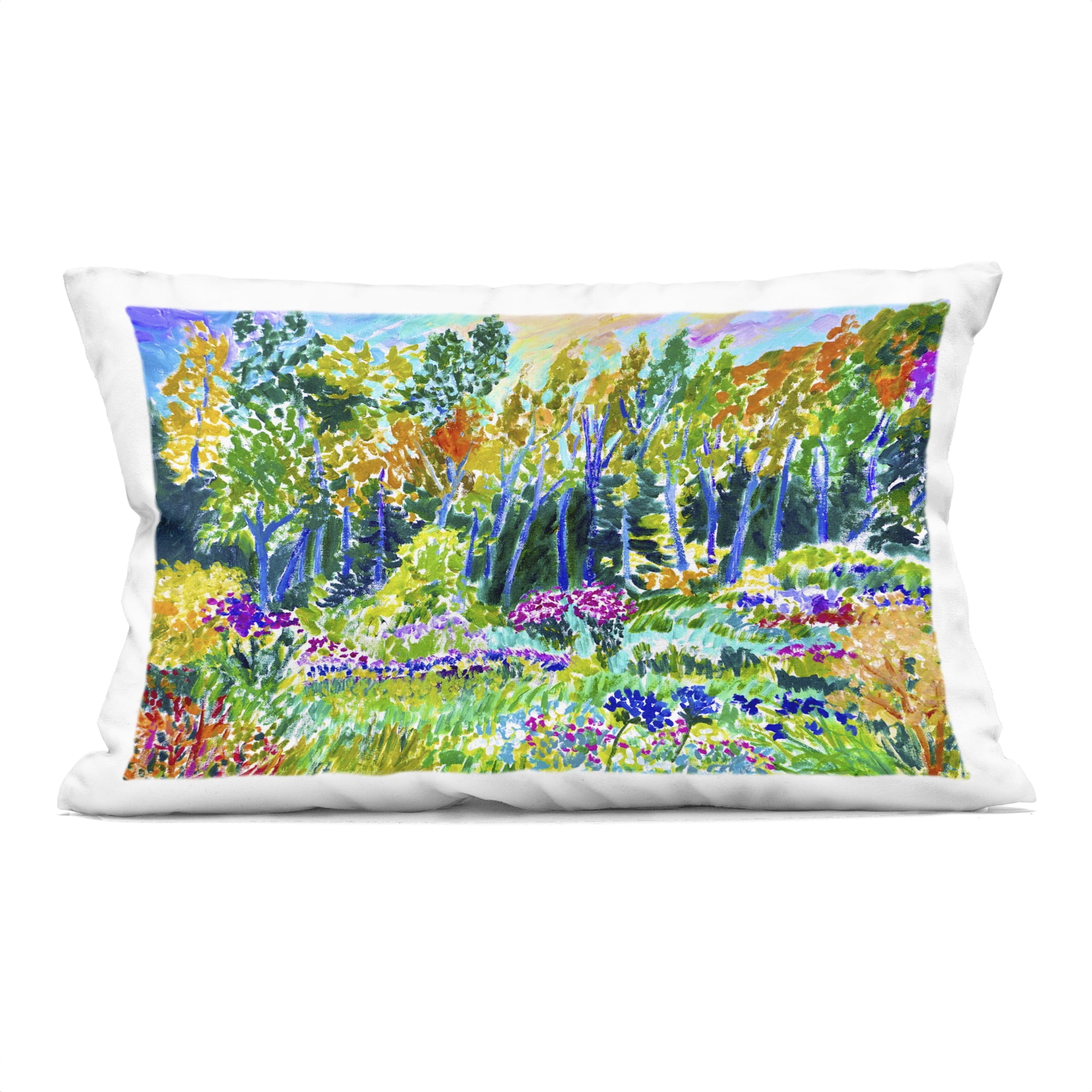 Stupell Industries Abstract Rainbow Forest Decorative Printed Throw Pillow, design by Lee Ann Zirbes