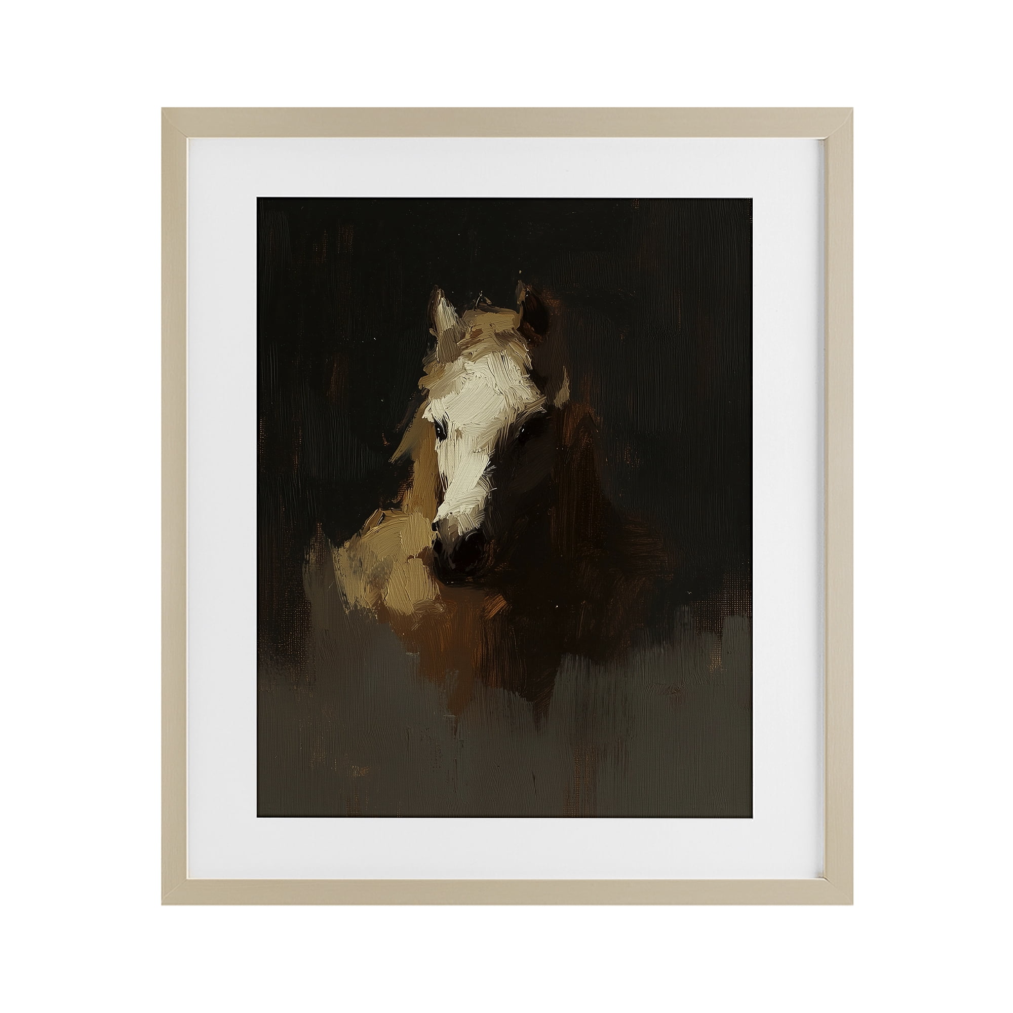 Stupell Industries Abstract Rider Horse Illusion Birch Framed Print Under Glass, design by Svetlana Aleynikova