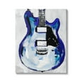 thumbnail image 1 of Stupell Industries Abstract Rock Guitar Body Modern Blue Painting, 30 x 40,Design by Annie Warren, 1 of 7