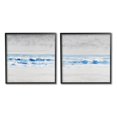 thumbnail image 1 of Stupell Industries Abstract Rolling Beach Waves Nautical Shoreline Landscape Painting Black Framed Art Print Wall Art, Set of 2, Design by Tim OToole, 1 of 5