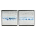thumbnail image 1 of Stupell Industries Abstract Rolling Beach Waves Nautical Shoreline Landscape Painting Black Framed Art Print Wall Art, Set of 2, Design by Tim OToole, 1 of 8