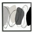 thumbnail image 1 of Stupell Industries Abstract Round Forms Outlines Graphic Art Black Framed Art Print Wall Art, Design by Ruth Fromstein, 1 of 7