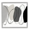 thumbnail image 1 of Stupell Industries Abstract Round Forms Outlines Graphic Art Gray Framed Art Print Wall Art, Design by Ruth Fromstein, 1 of 7