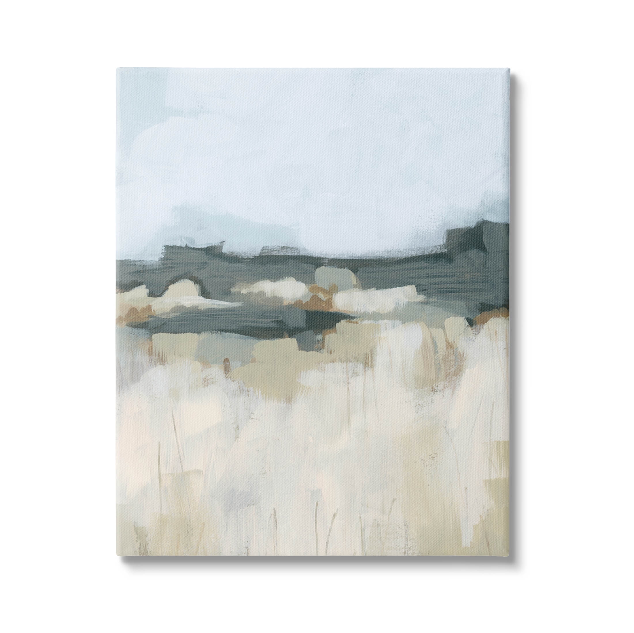 Abstract Landscape Canvas Art in Soft Hues, 24 x 30