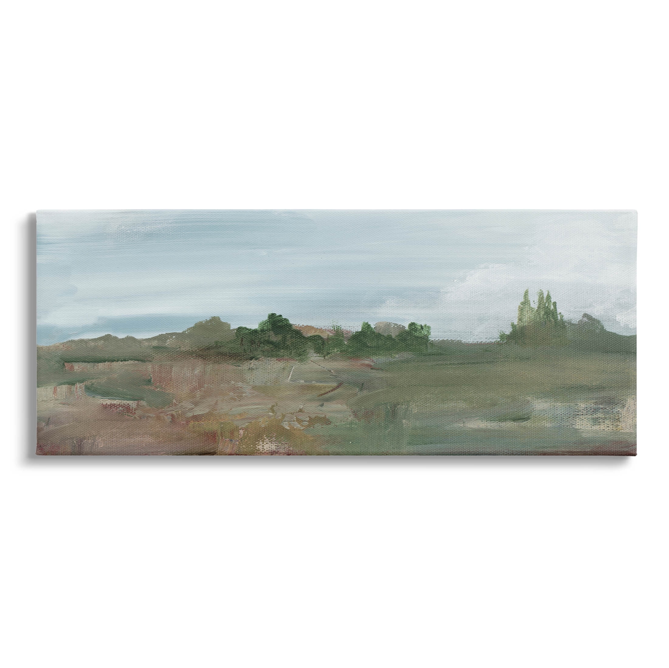 Stupell Industries Abstract Rural Landscape Painting Gallery Wrapped Canvas Print Wall Art, Design by Robin Maria