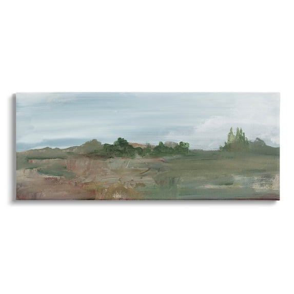 Stupell Industries Abstract Rural Landscape Painting Gallery Wrapped Canvas Print Wall Art, Design by Robin Maria