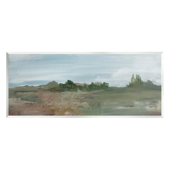 Stupell Industries Abstract Rural Landscape Painting Unframed Art Print Wall Art, Design by Robin Maria
