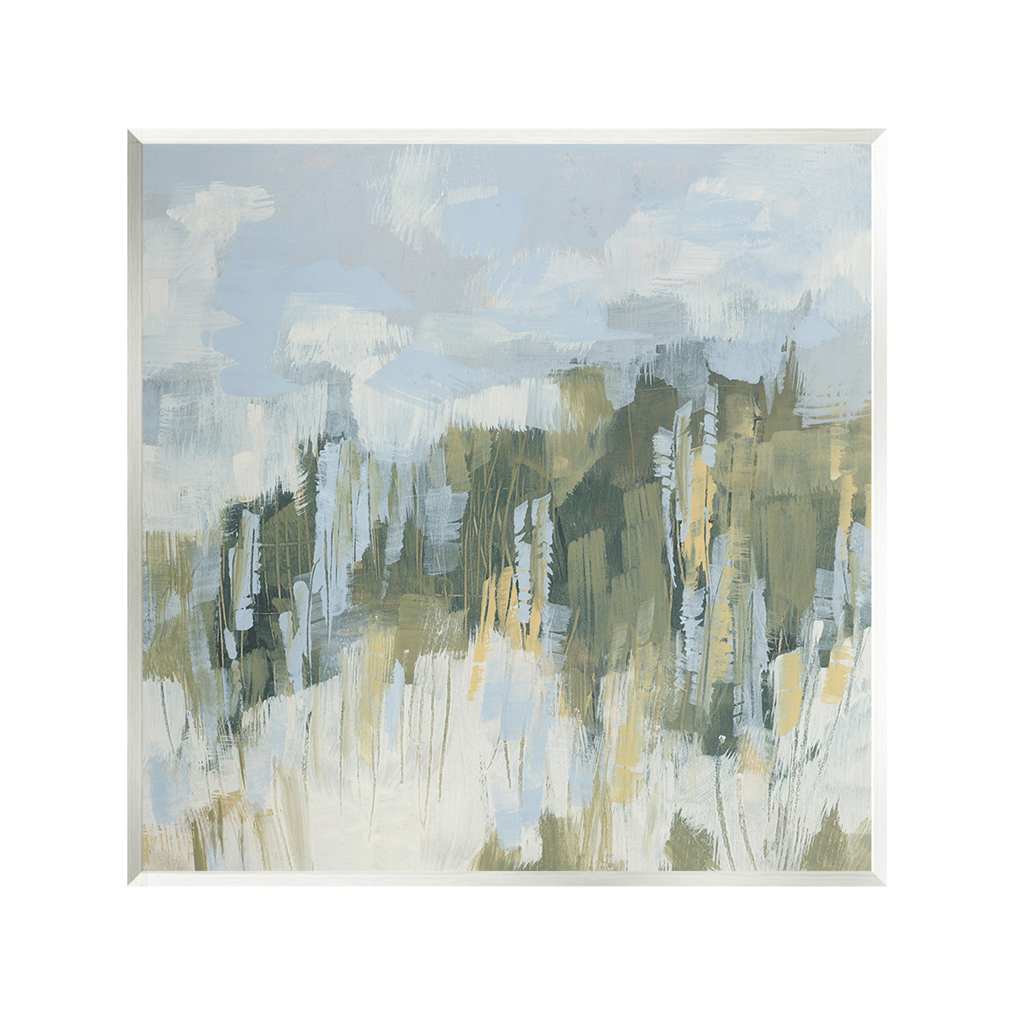 Stupell Industries Abstract Rural Nature Abstract Painting Unframed Art Print Wall Art, 12 x 12