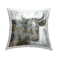 thumbnail image 1 of Stupell Industries Abstract Rustic Cattle Portrait Printed Throw Pillow Design by Nan, 1 of 6