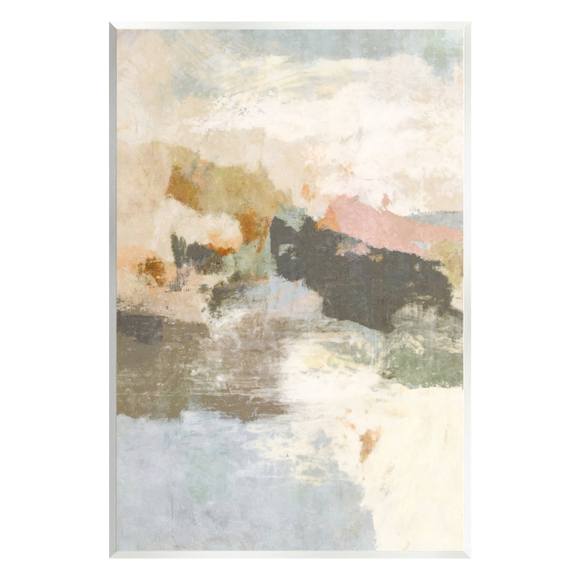 Stupell Industries Abstract Rustic Painting Abstract Painting Unframed Art Print Wall Art, 10 x 15