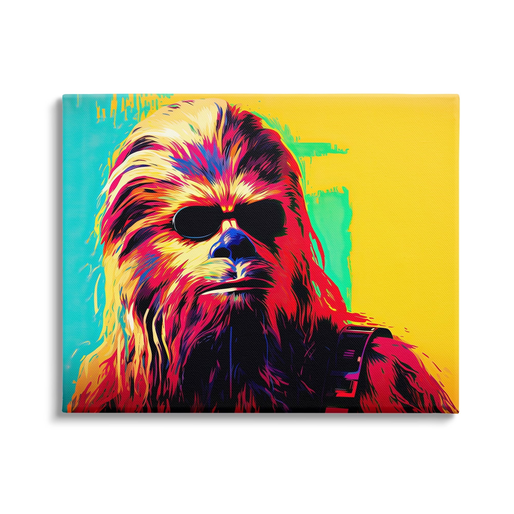 Stupell Industries Abstract Sci-Fi Creature Fairy Tales & Fantasy Painting Gallery Wrapped Canvas Art Print Wall Art, 20 x 16