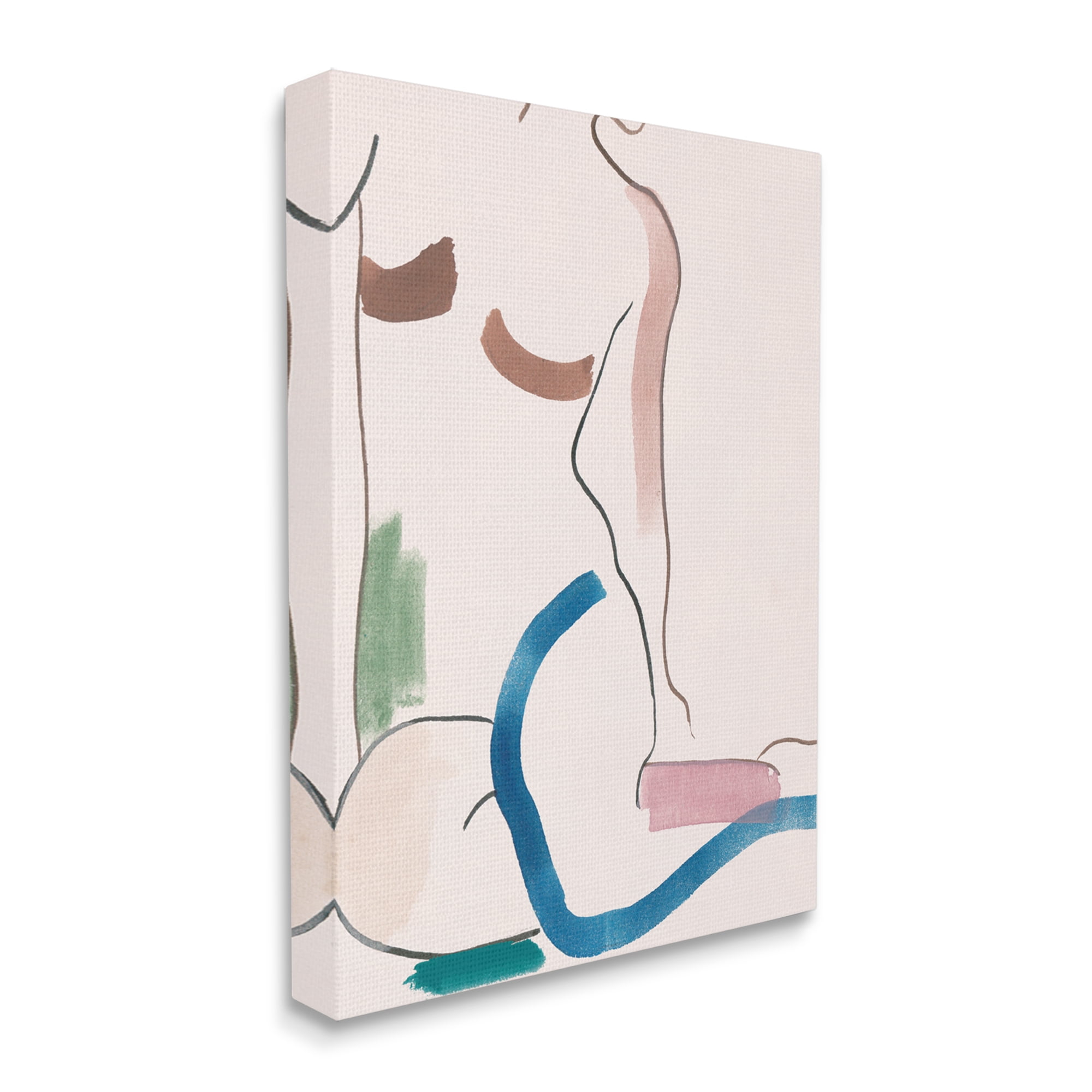 Stupell Industries Abstract Seated Female Figure Playful Thick Lines, 16 x 20, Designed by Melissa Wang