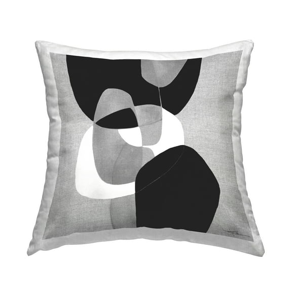 Stupell Industries Abstract Sharp Cutouts Decorative Printed Throw Pillow Design by Kippi Leonard.